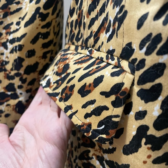 Women’s Coat, WorthingtonStretch, Animal Print, Size: Medium, Beige/Brown/Black - Picture 4 of 8